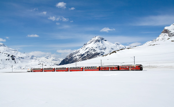 Pass InterRail, Berninabahn train mythique suisse