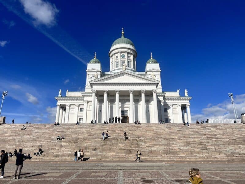 Cathédrale Helsinki - voyage interrail 2022