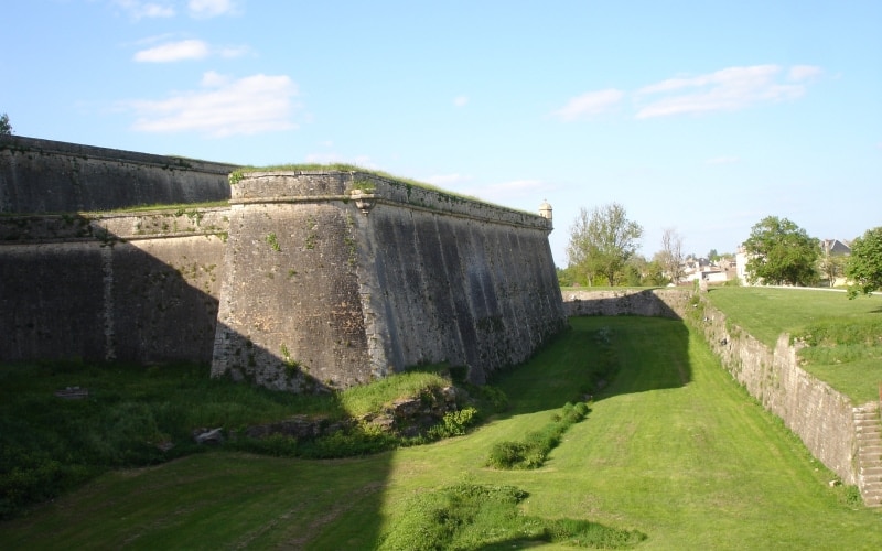 Vue des fortification de la citadelle de Blayr